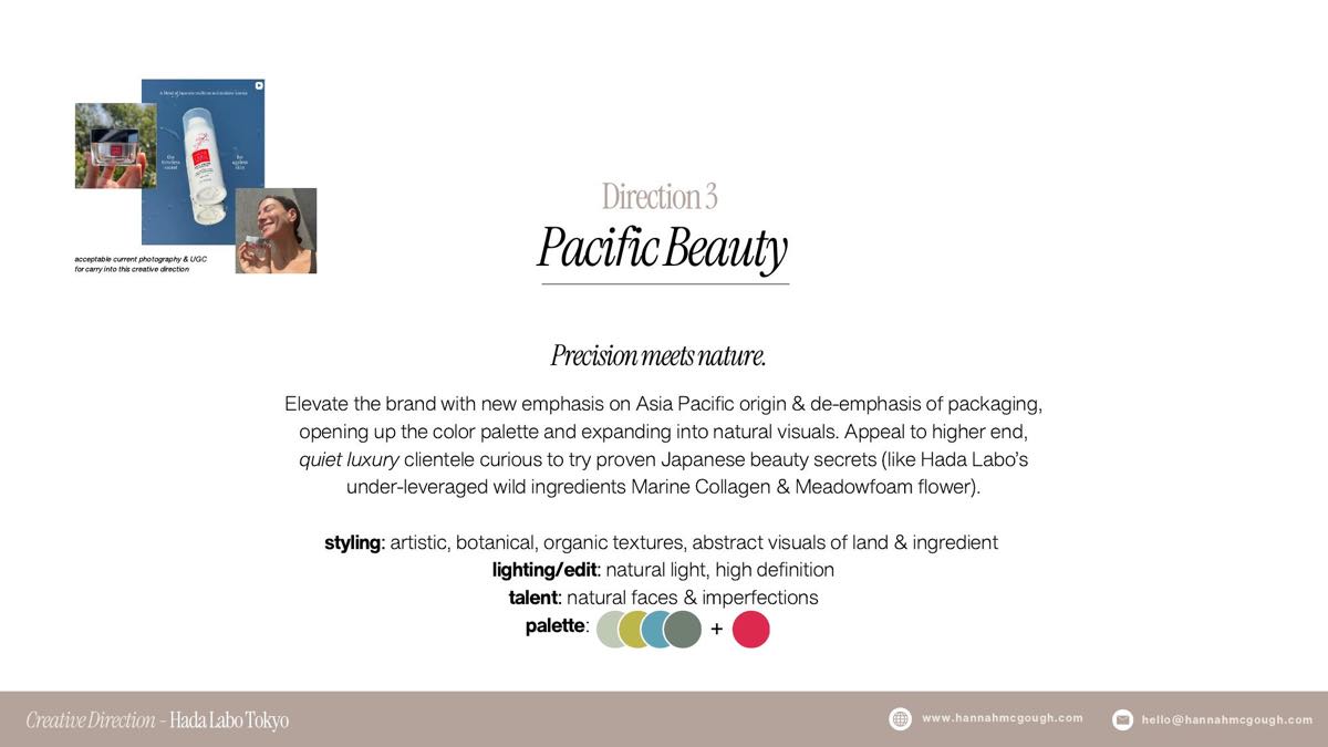 Pacific Beauty creative direction