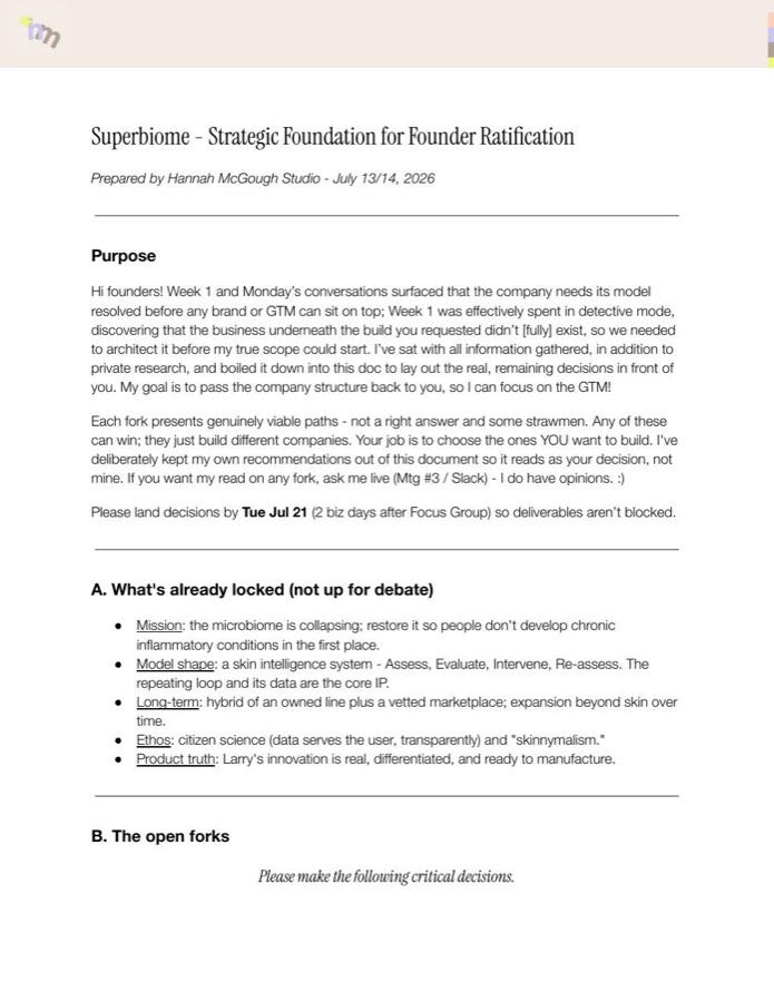 Strategic Foundation cover
