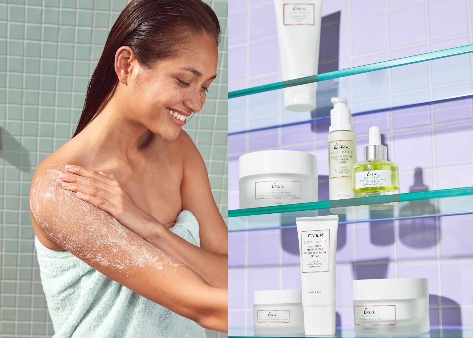 EVER skincare rebrand