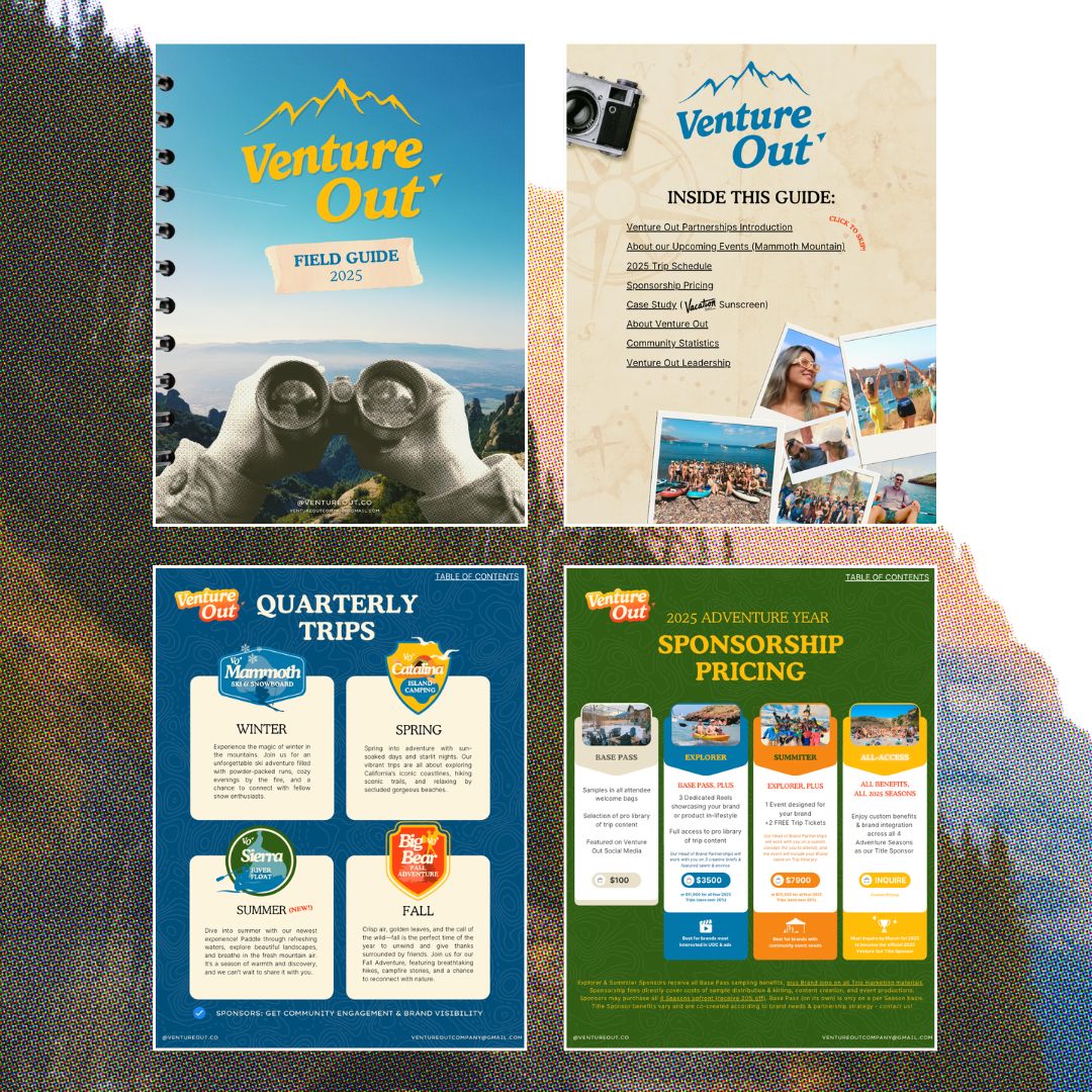 Venture Out brand identity